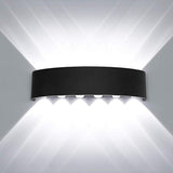 Kawell 12W Waterproof Modern Wall Light LED Wall Lamp Aluminum LED Wall Sconce Up Down Indoor Outdoor for Bedroom | Lumora