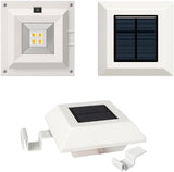 LYTIO NXT-40001 10 Lumens Integrated LED White Outdoor Solar Roof Gutter Light (4-Pack) | Lumora