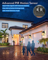 VIANIS Dusk to Dawn Outdoor Lighting for House, Outdoor Lights Fixture, E26