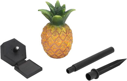 12 Inch Solar Lights for Garden,Cute Cactus Solar Landscape Light,Lifelike Pineapple LED Solar Lamp for Outside Decor Yard Lawn Garden(Pineapple)