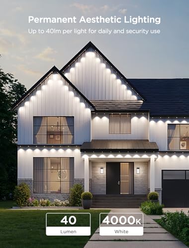 Govee Permanent Outdoor Lights 2, 100ft RGBIC Outdoor Lights with 100 Modes