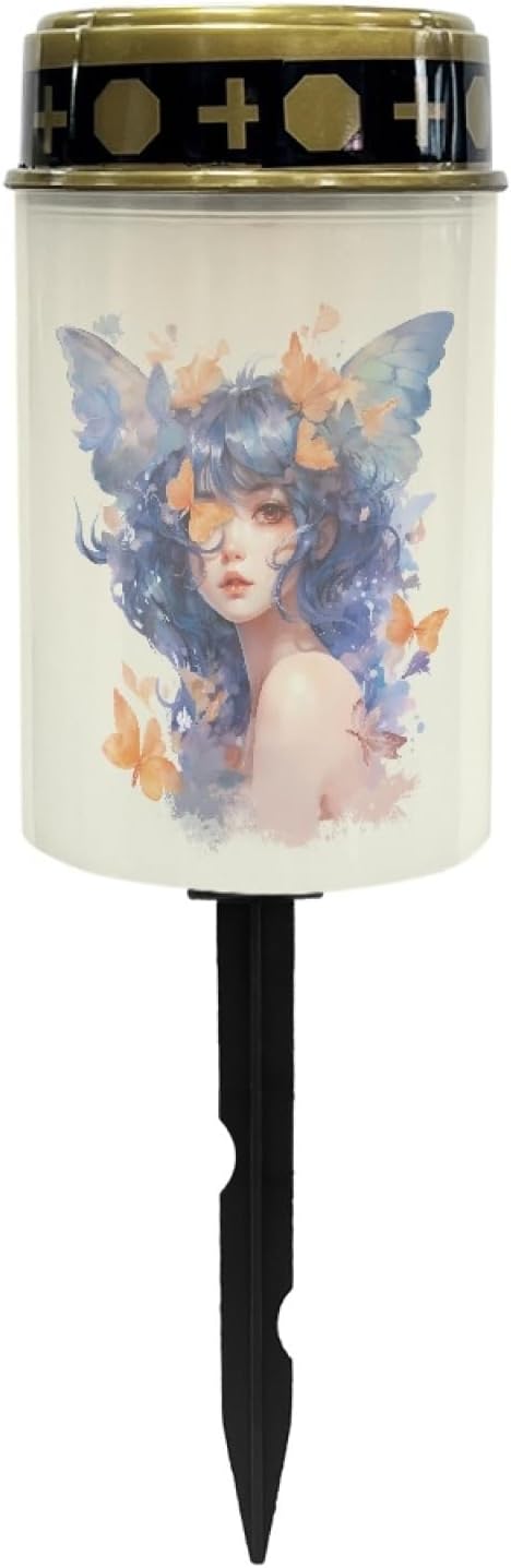 Flower Fairy Solar Lights Outdoor,Solar Stake Lights Garden Lights,Waterproof Solar Lights for Outside Yard Patio | Lumora