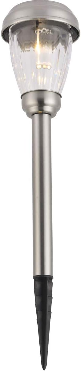FAE 6-Pack Stainless Steel Outdoor LED Pathway Light in Silver