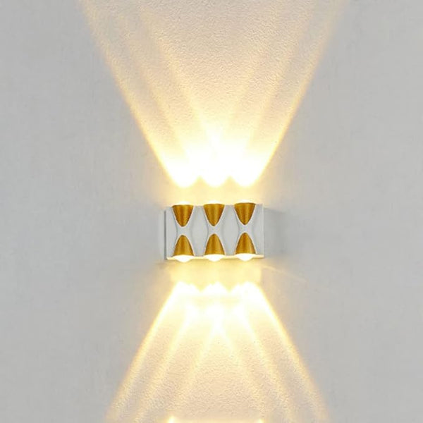 Exterior Light Fixture,Up and Down Wall Lights Indoor IP65 Waterproof Morden Wall Sconces Lighting 6W Warm White | Lumora