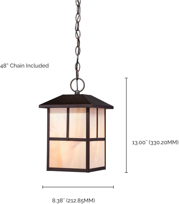Nuvo Lighting Lighting 60/5674 Tanner Hanging 1 Light Lantern 100 Watt A19 max Outdoor Pendant Porch and Patio | Lumora