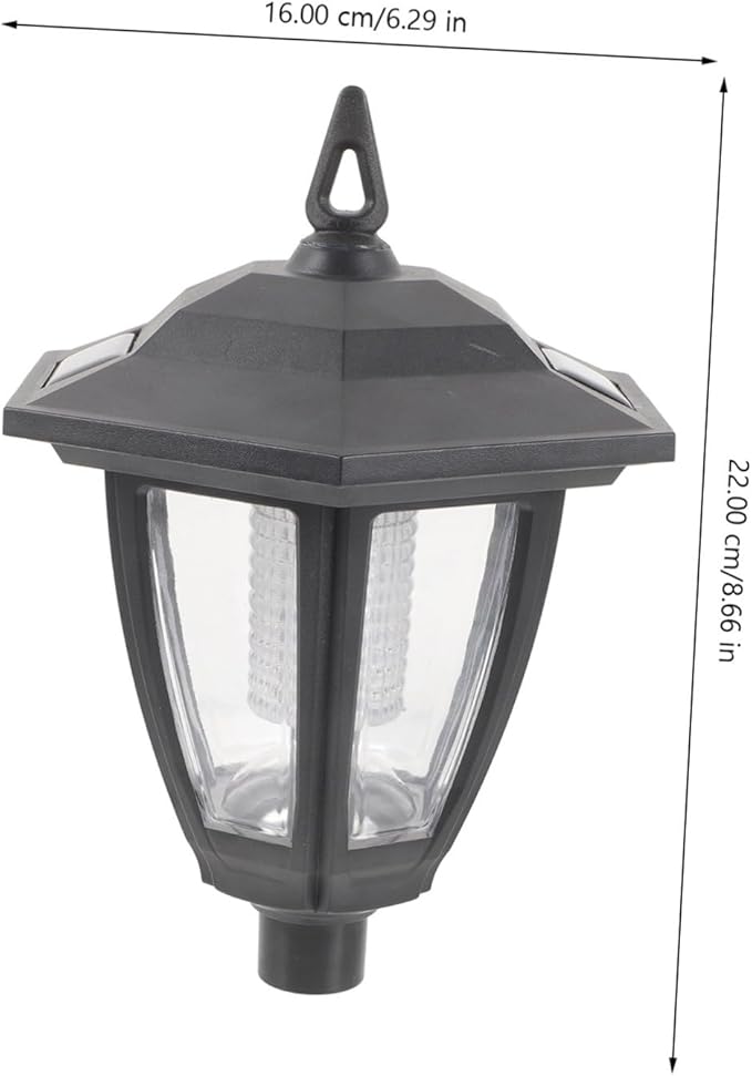 HANABASS Outdoor Solar Decorative Lanterns for Garden Yard & Patio Vintage European Style Hanging LED Landscape Lights for Lawn & Pathway Illumination