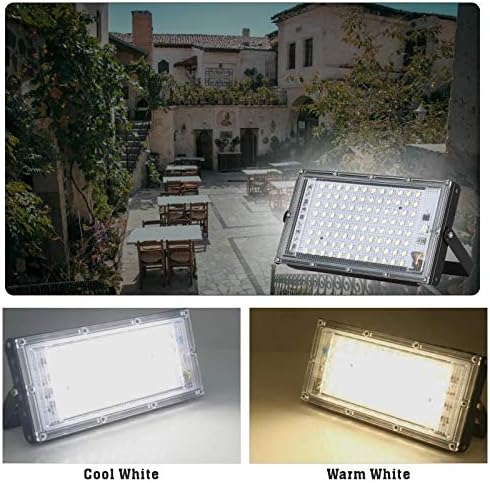 HOOK 100W Led Flood Light AC 220V 230V 240V Outdoor Floodlight Spotlight IP65 Waterproof LED Street Lamp Landscape | Lumora