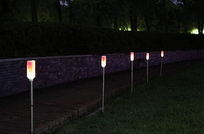 Ulalaza 2Pcs Solar Garden Lights Outdoor Color Changing Decorative Ball Solar Lights for Patio/Lawn/Yard/Path/Christmas