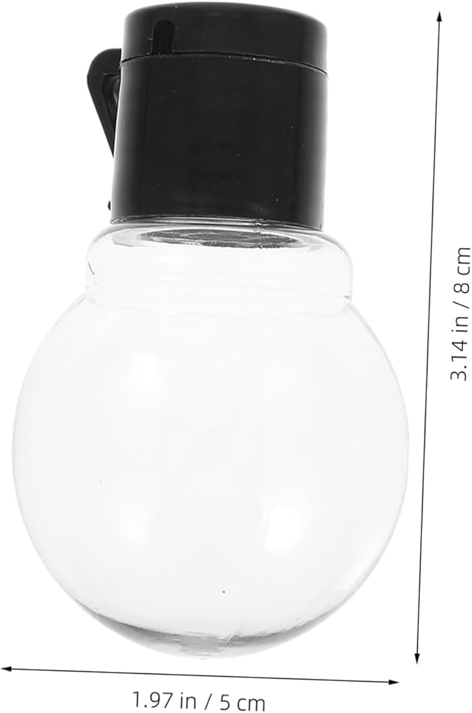 BESPORTBLE 20pcs Transparent Globe Bulb String Light Replacement Plastic Pendant Lampshades for Indoor Outdoor Decorative Hanging Lights Impact Resistant Abs Material for Garden Party Wedding