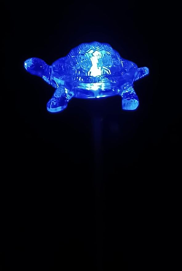 Starry Illuminate 3 PCS Solar Color Changing Style Garden Stake Light Pathway Stake Light (Turtle)