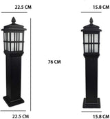 Lights Outdoor Exterior Outdoor Post Lantern with Beveled Clear Glass Traditional Antique Street Light Column Lamp | Lumora