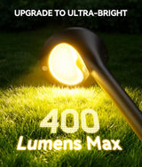 ELECLINK 400LM Solar Pathway Lights Outdoor with Motion Sensor, 2 Pack