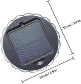 VALICLUD 2pcs Solar Wall Lights Outdoor Garden Solar Lamp Pathway Light with Sensor White for Yard Fence Patio | Lumora
