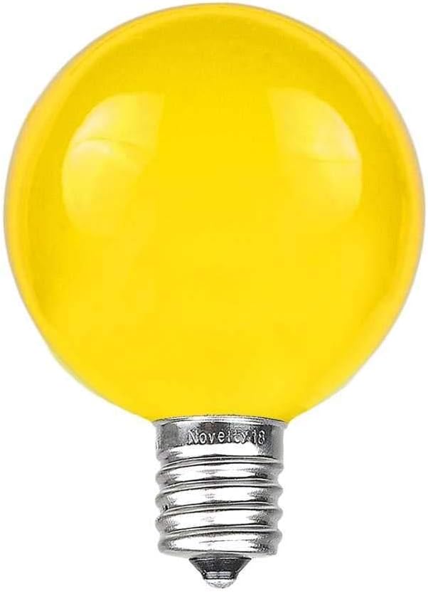100 Foot G40 Outdoor Patio String Lights with 125 Yellow Globe Bulbs – Indoor Outdoor String Lights – Market Bistro | Lumora