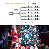 JMEXSUSS 500 LED Christmas Tree Lights Outdoor Indoor, White