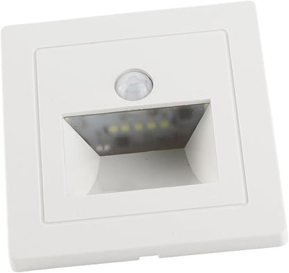 Solar Stair Light, Motion Sensor Light with Automatic On/Off Recessed Step, Wireless Outdoor for Deck Steps Fence Patio Pathway (3000K Warm Light)