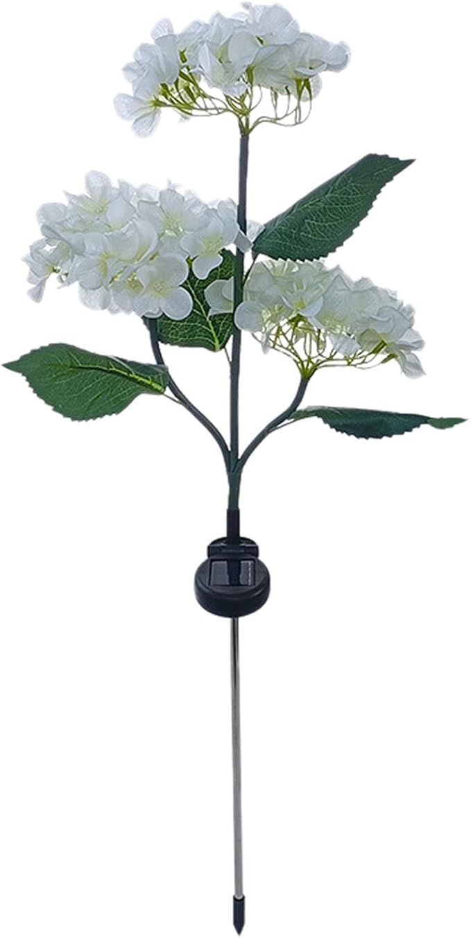 Solar Outdoor Lights, Hydrangea Garden Lights, Waterproof Garden Lawn Lamps, Inserted Flower LED Light for Yard | Lumora