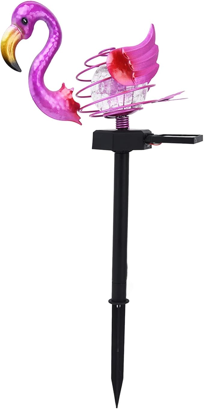 Solar Lawn Light Wrought Iron Animal Pattern, IP67 Waterproof Garden Pathway Light 44cm Warm White LED - Automatic Solar Charging, Decorative Outdoor Lighting for Lawns and Garde