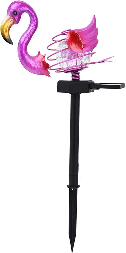 Solar Lawn Light Wrought Iron Animal Pattern, IP67 Waterproof Garden Pathway Light 44cm Warm White LED - Automatic Solar Charging, Decorative Outdoor Lighting for Lawns and Garde