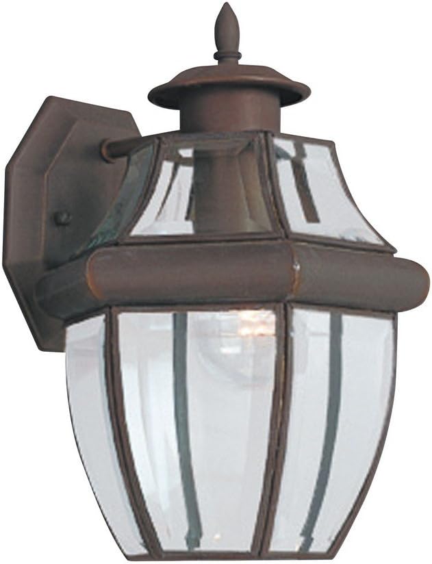 Generation Lighting 8038-71 Lancaster Traditional One - Light Outdoor Wall Lantern Outside Fixture, Antique Bronze Finish