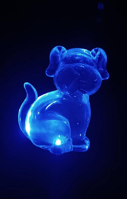 Starry Illuminate 1 PCS Solar Color Changing Style Garden Stake Light Pathway Stake Light (Dog)