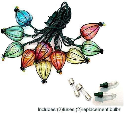11FT Fairy String Lights with 10 Color Bulbs Decorations, Outdoor Tropical Beach Theme Lights Patio String Lights | Lumora