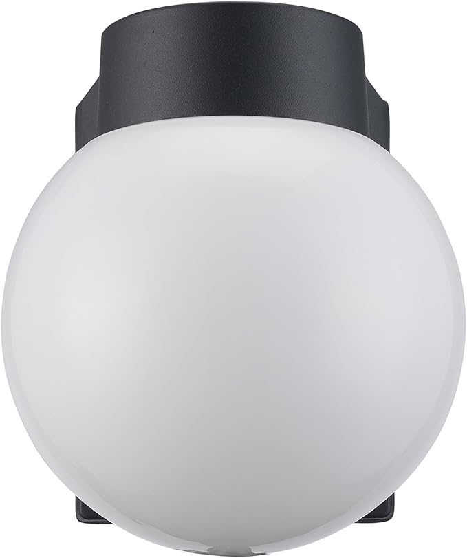 TRANS GLOBE Imports 4800 WH Transitional One Light Wall Lantern from Pershing Collection in White Finish, 7.00 inches