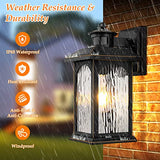 FILIYANO Motion Sensor Outdoor Wall Light Fixture, Dusk to Dawn, 1 Pack