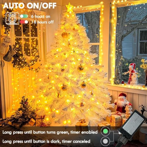 KAQ 800LED 288Ft String Lights, Christmas Lights Indoor Outdoor