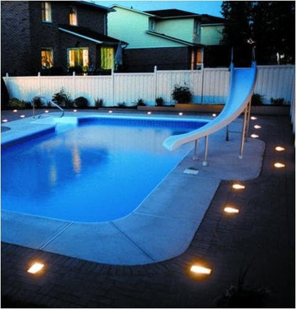 Residential Paver Lights 4" x 8" for Walk, Patio, Driveway, & Pool Deck Installation , Individual