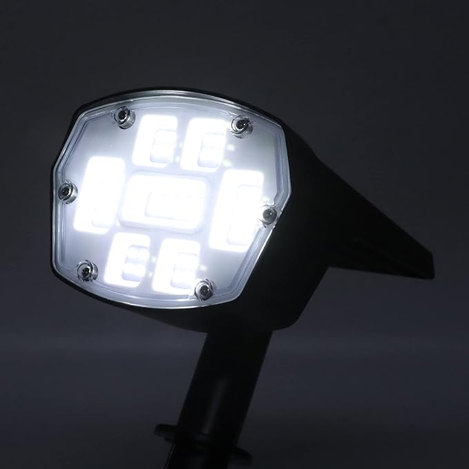 Solar Lawn Light LED Waterproof Solar Pathway Lights for Outdoor Garden Yard 5.5V 2W Solar Panel - Energy Efficient, Durable ABS Material, Perfect Outdoor Solar Lights Pathway