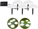 Solar Hemisphere Ground Insert Light 5-Head Solar Lawn Lamp White Light Garden Landscape Pathway Lighting for Yard | Lumora