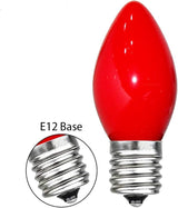 GOOTHY 25 Pack C7 Red Christmas Light Bulbs, C7 Incandescent Christmas Replacement Light Bulbs for Outdoor Indoor | Lumora