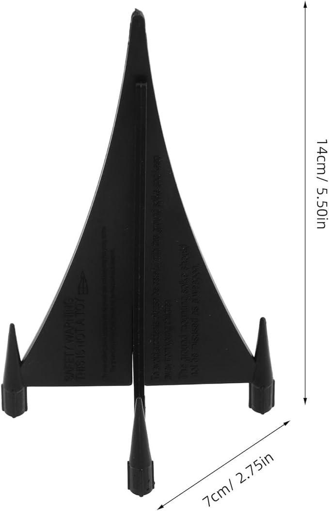 8pcs Solar Path Light Stakes - Replacement Garden Solar Lights Stakes - Plastic Ground Spikes for Outdoor Pathway Lighting 5.5x2.7 Inch