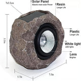 Solar Rock Lights Outdoor, LED Landscape Spotlights Waterproof with Auto On/Off, Decorative Solar Powered Garden | Lumora
