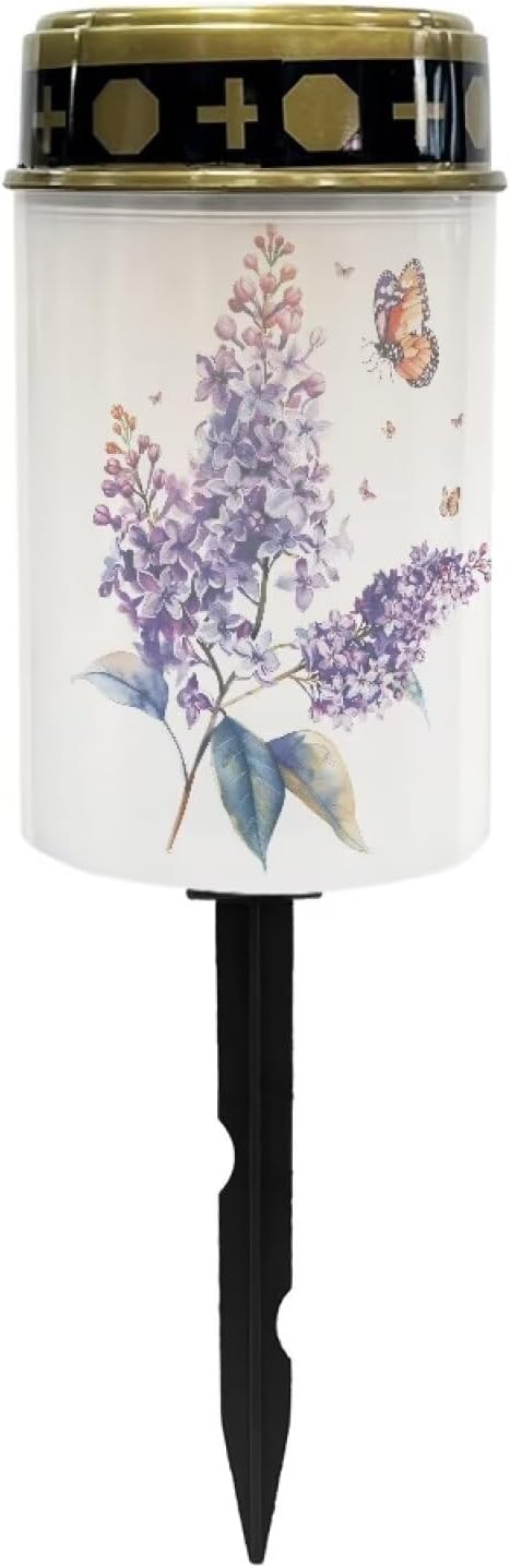 Wisteria Butterfly Solar Garden Lights,Solar Decorative Lights,Waterproof Solar Outdoor Lights,Solar Stake Lights for Cemetery Grave Garden Patio Yard Lawn Decoration