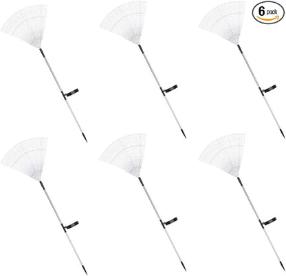 WENNI 6-Pack Solar Lights Outdoor - Upgraded of Sun Garden Light,IP65 Waterproof Outdoor Decor Solar Fireworks Lights for Yard,Pathway Decoration,Unique Gifts for Family and Friends
