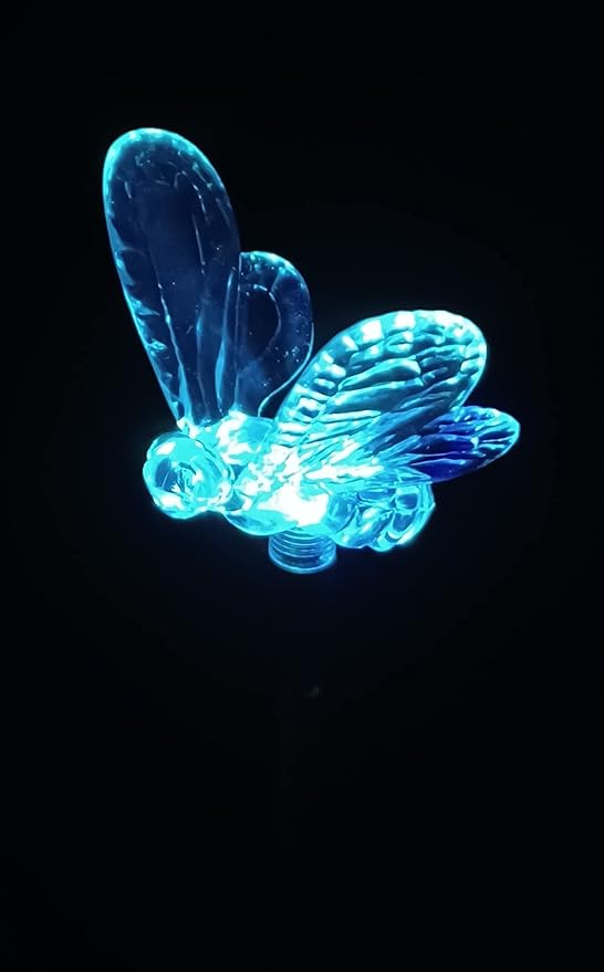 Starry Illuminate 3 PCS Solar Color Changing Style Garden Stake Light Pathway Stake Light (Bee) | Lumora