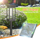 Solar Pathway Lights Outdoor Waterproof – 10 Pack Bright Solar Powered Garden Lights with Auto On/Off, IP65 LED Landscape Lighting for Walkway Patio Lawn Yard Decor