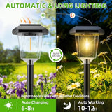 16Pack Solar Pathway Lights Outdoor, Warm White LED Waterproof Solar Lights