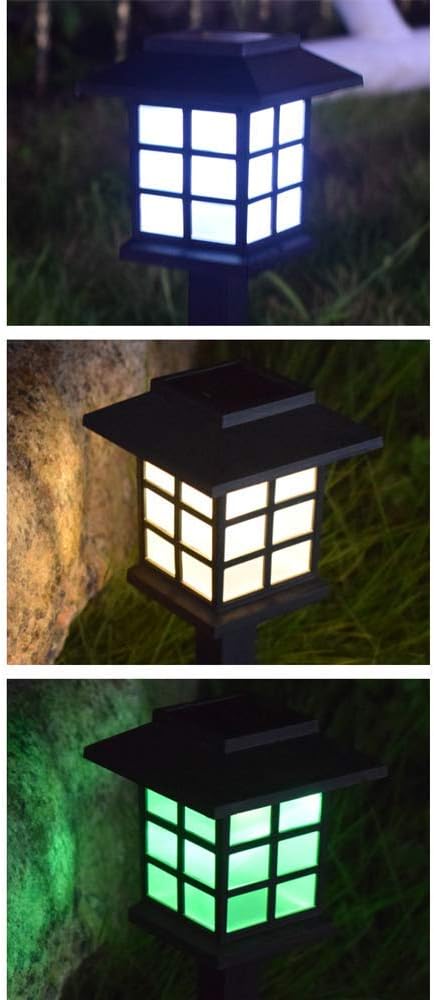 Solar Lights Outdoor Garden Solar Garden Lights Outdoor Waterproof for Pathway Led Solar Pathway Lights Yard Lights for Patio Driveway Lawn Backyard Sidewalk Lighting Create Atmosp