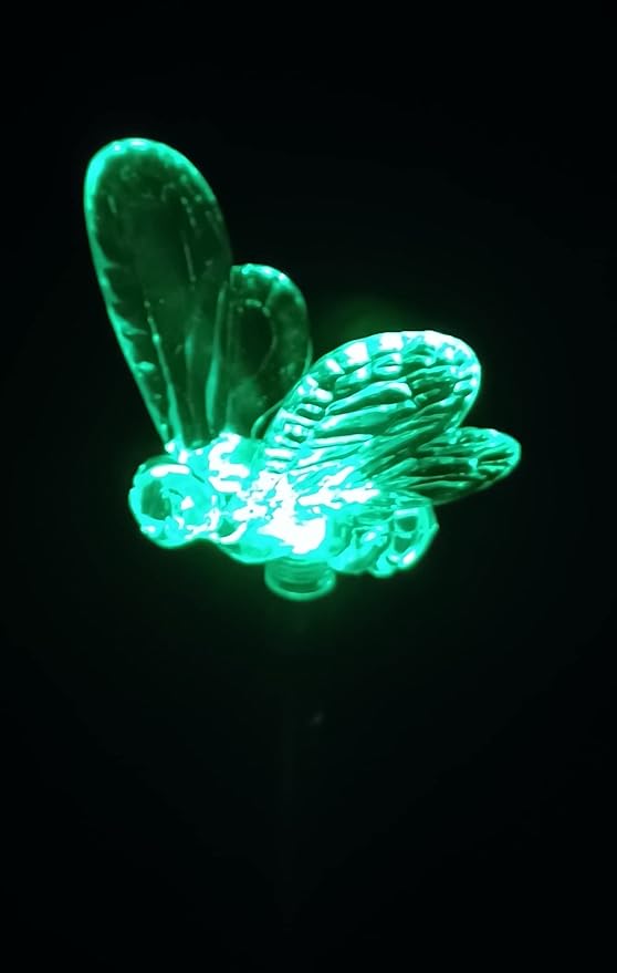 Starry Illuminate 3 PCS Solar Color Changing Style Garden Stake Light Pathway Stake Light (Bee) | Lumora