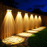 Solar Fence Lights Outdoor, 16 Pack Fence Lights Solar Powered
