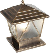 Lights Outdoor IP42 Waterproof Patio Post Light Bronze Iron Metal Landscape Column Light Vintage Traditional | Lumora