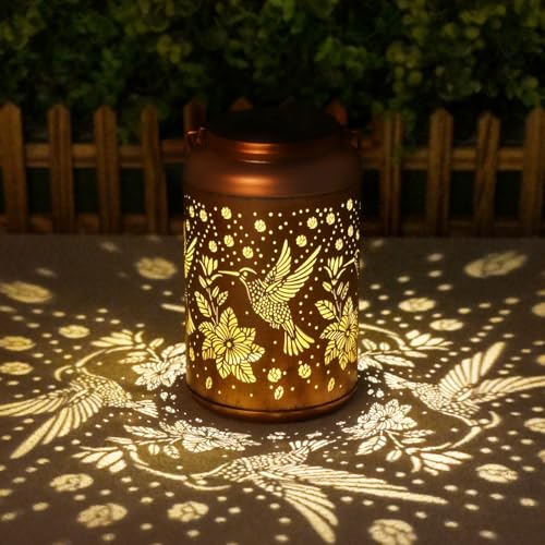 Cawalap Birthday Day Gifts for Women, Solar Lanterns Outdoor Waterproof