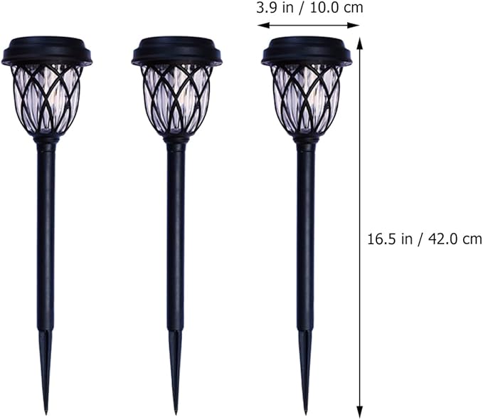 GLEAVI 6pcs Waterproof Solar Garden Path Lights Warm White LED Outdoor Yard Lawn Lighting for Patio Landscape with | Lumora