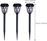 GLEAVI 6pcs Waterproof Solar Garden Path Lights Warm White LED Outdoor Yard Lawn Lighting for Patio Landscape with | Lumora