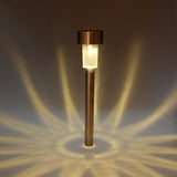 12 Pack Solar Ground Light Pathway Landscape Lamp Stainless Steel Silver Tone (id: 8cf 123 81b ab3 d68 | Lumora