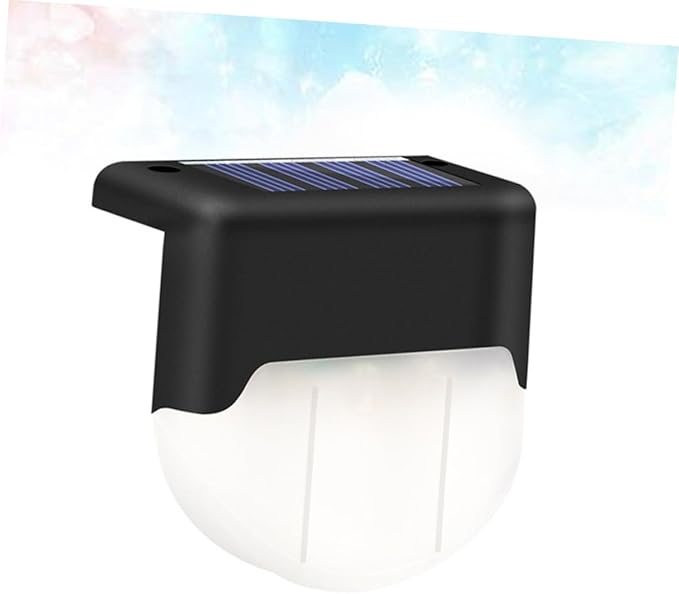 Solar Power Stair Light Warm Led Handrail Fence Lamp for Outdoor Use Easy Installation Weather Resistant for | Lumora