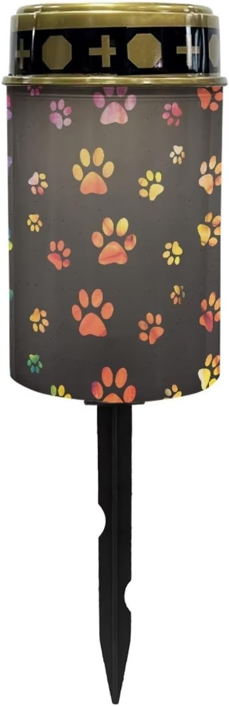 Dog Paws Solar Lights Solar Garden Lights Stake Outdoor Solar Lights Waterproof Lights for Yard Outdoor Home | Lumora